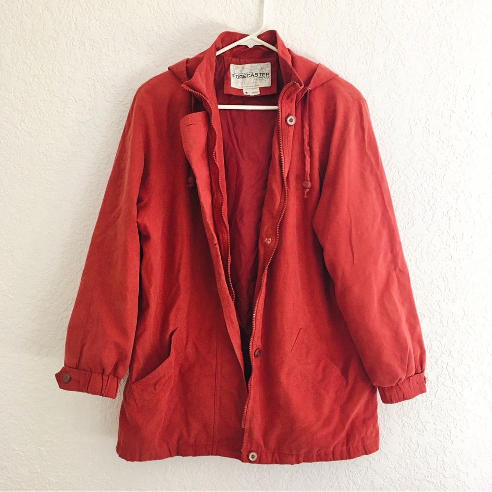 Vintage Forecaster Sport Jacket Coat Hooded Size Small Petite